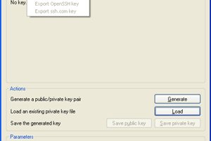 Puttygen import private key
