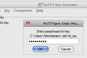 Puttygen passphrase not working
