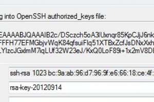 Puttygen public key SSH